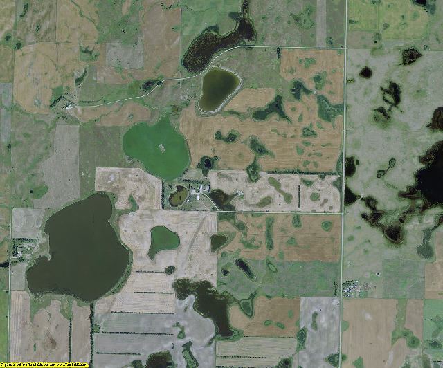 Sheridan County, North Dakota aerial photography