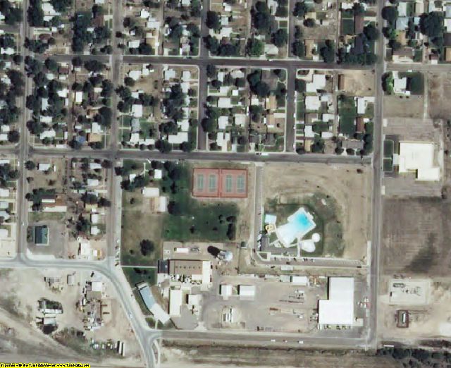 Sherman County, KS aerial photography detail