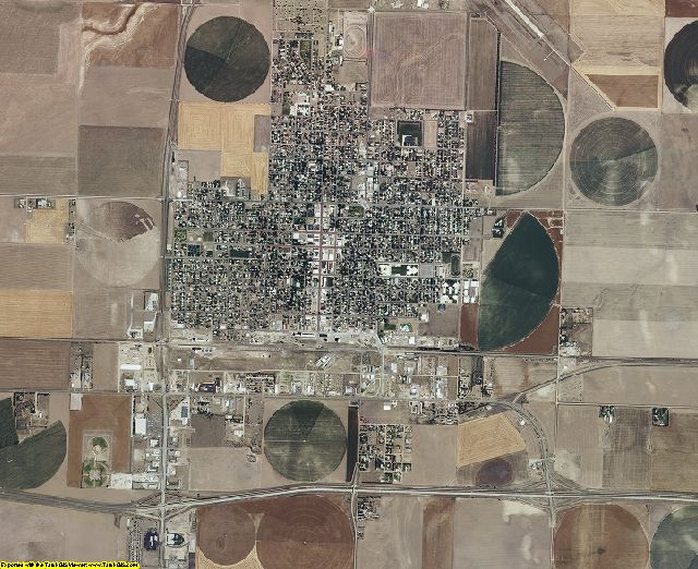 Sherman County, Kansas aerial photography