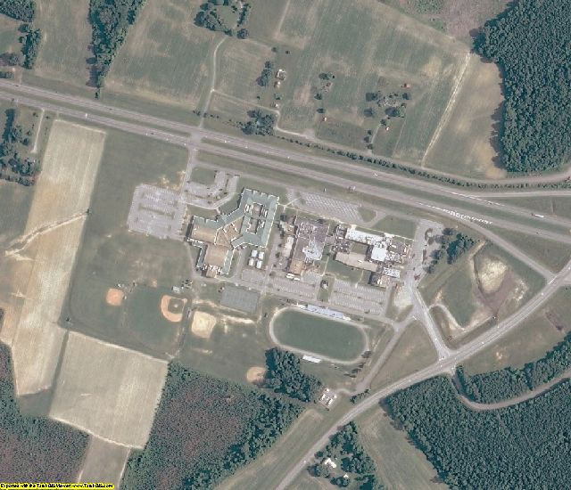 Southampton County, VA aerial photography detail