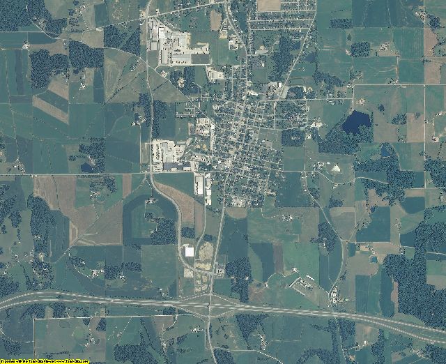 Spencer County, Indiana aerial photography