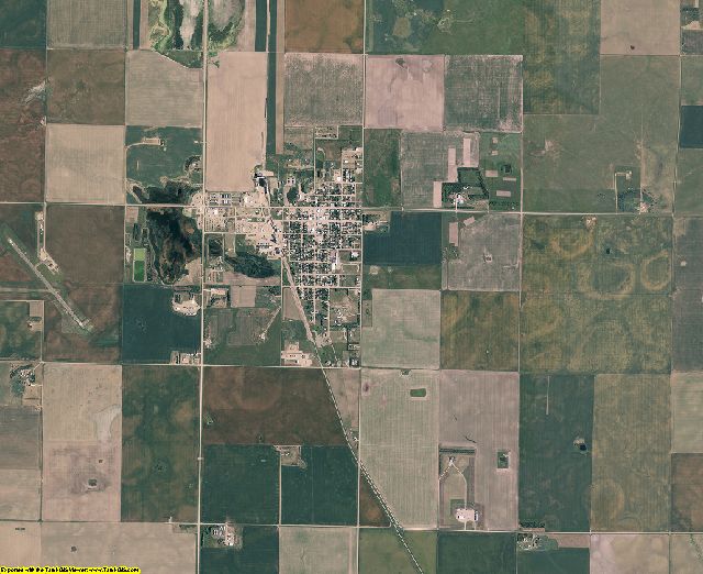 Sully County, South Dakota aerial photography