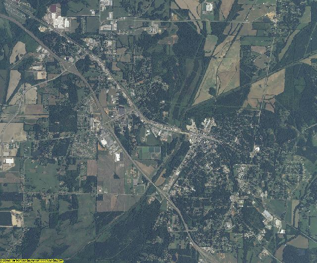 Union County, Mississippi aerial photography