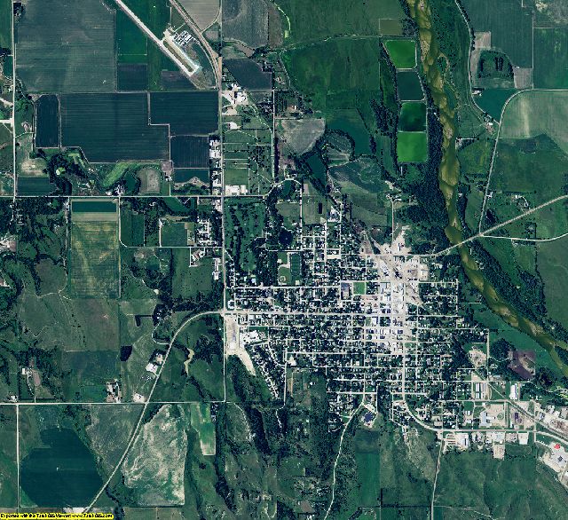 Valley County, Nebraska aerial photography