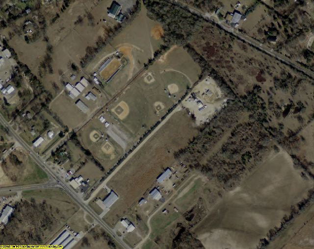 Van Zandt County, TX aerial photography detail