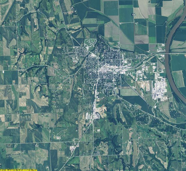 Washington County, Nebraska aerial photography