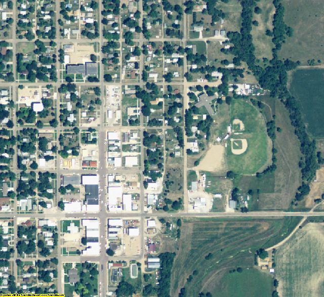 Webster County, NE aerial photography detail