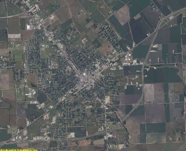 Wharton County, Texas aerial photography