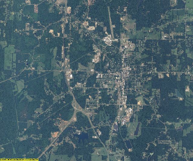 Winston County, Mississippi aerial photography