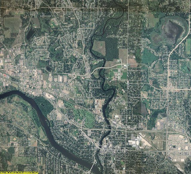 Anoka County, Minnesota aerial photography