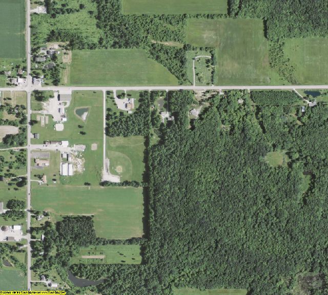 Ashtabula County, OH aerial photography detail