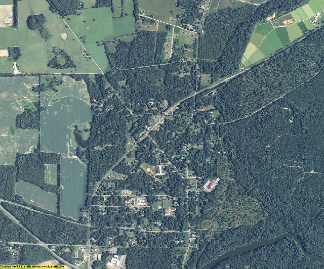 Baker County, Georgia aerial photography