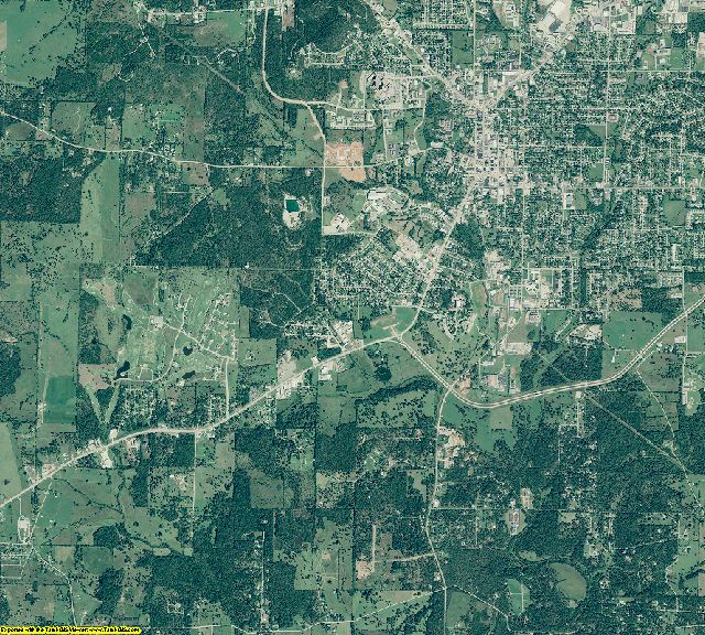 Baxter County, Arkansas aerial photography