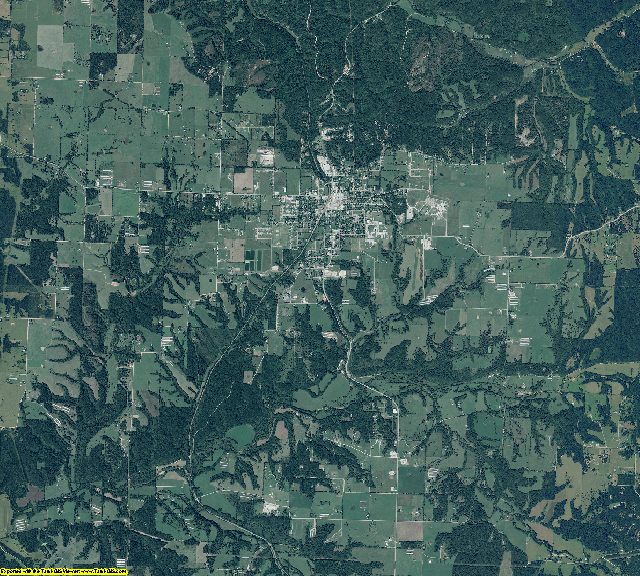 Benton County, Arkansas aerial photography