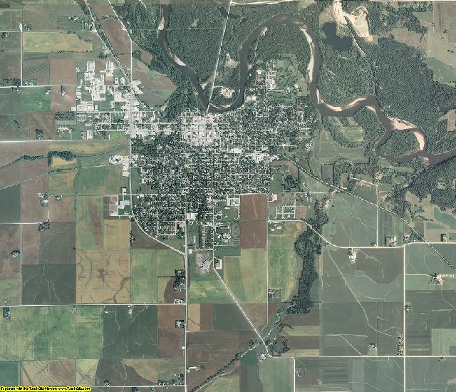 Benton County, Iowa aerial photography
