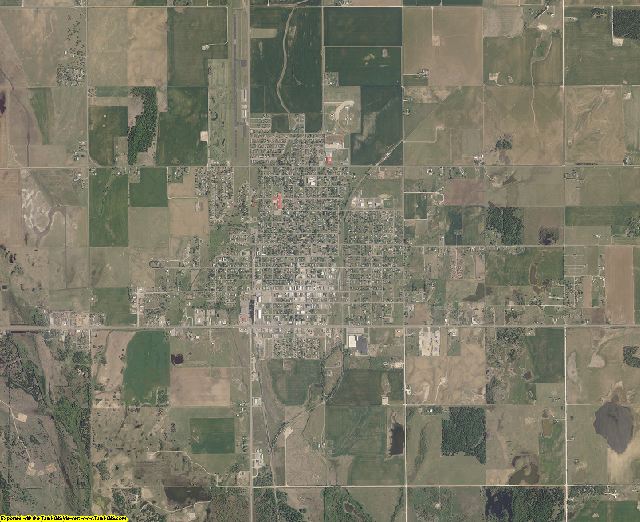 Blaine County, Oklahoma aerial photography