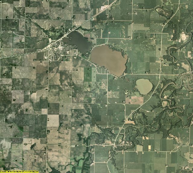 Blue Earth County, Minnesota aerial photography