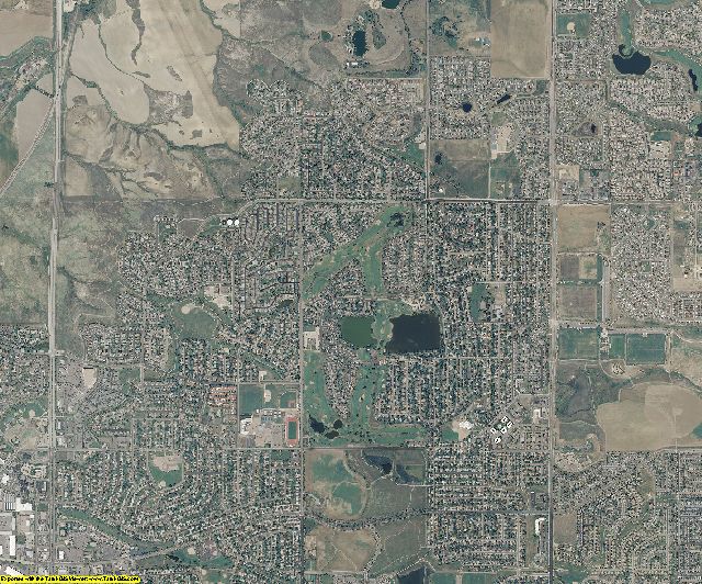 Broomfield city County, Colorado aerial photography