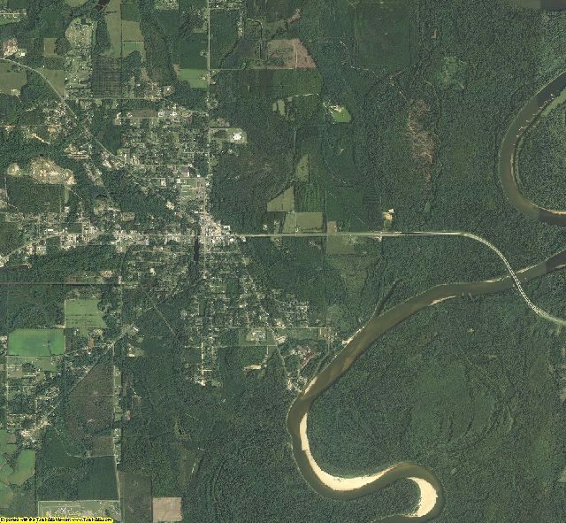 Calhoun County, Florida aerial photography
