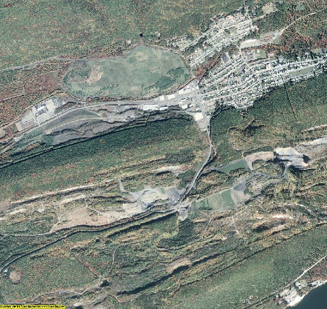 Carbon County, Pennsylvania aerial photography