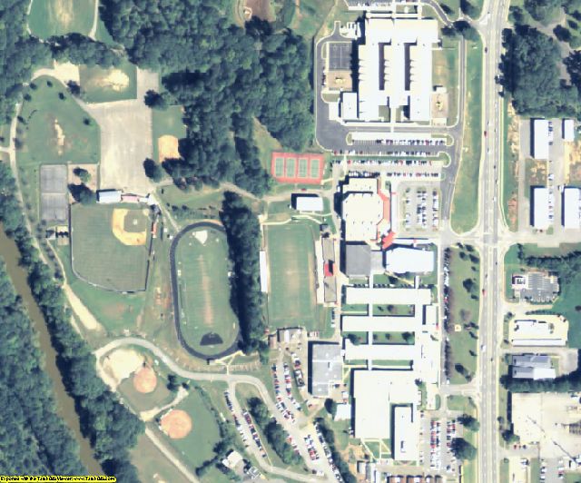 Cherokee County, GA aerial photography detail