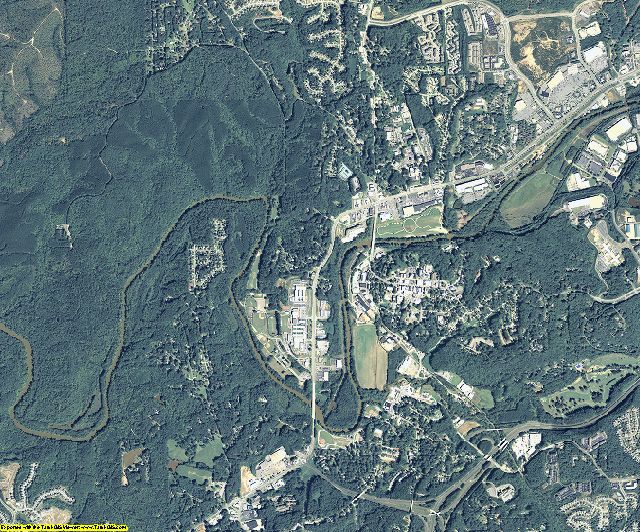 Cherokee County, Georgia aerial photography