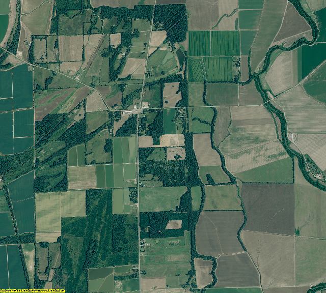 Chicot County, Arkansas aerial photography