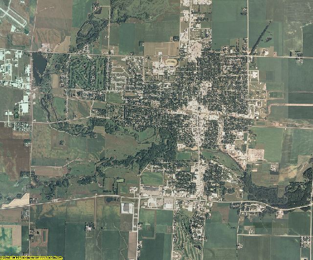 Clay County, Iowa aerial photography
