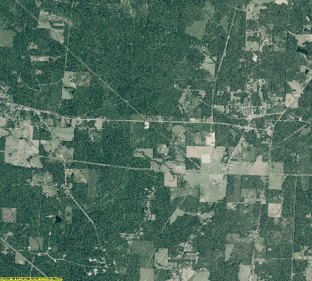 Columbia County, Arkansas aerial photography