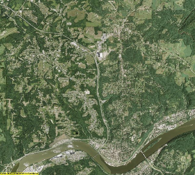 Columbiana County, Ohio aerial photography