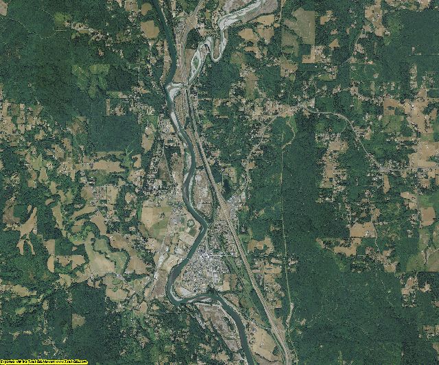 Cowlitz County, Washington aerial photography