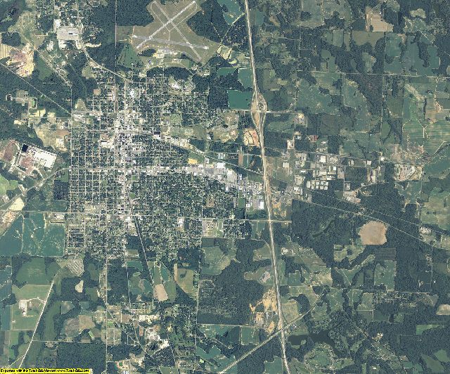 Crisp County, Georgia aerial photography