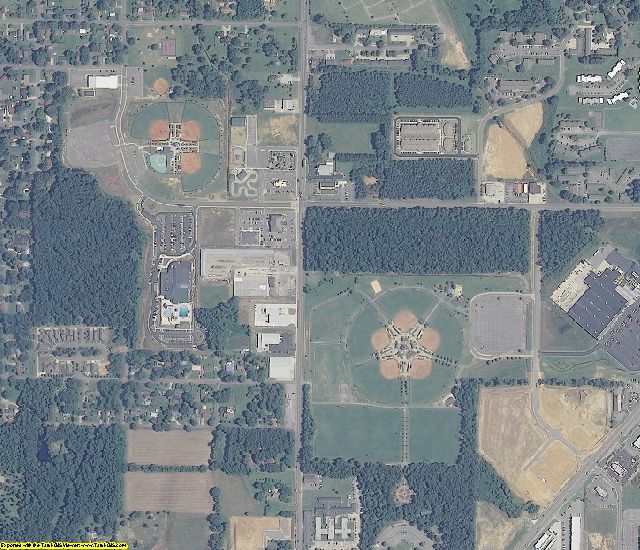 Cullman County, AL aerial photography detail