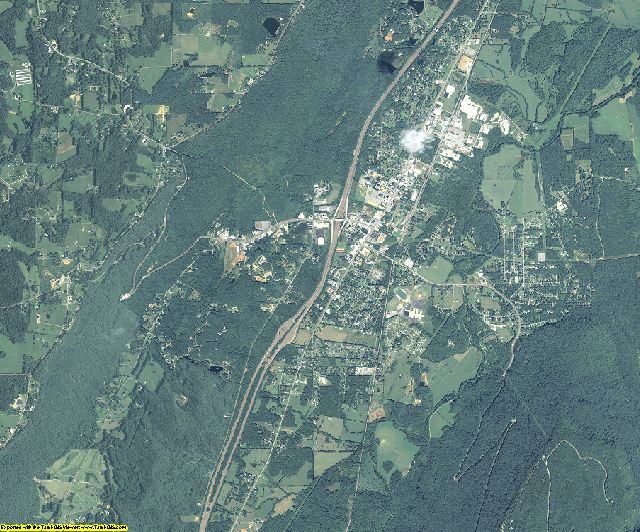Dade County, Georgia aerial photography