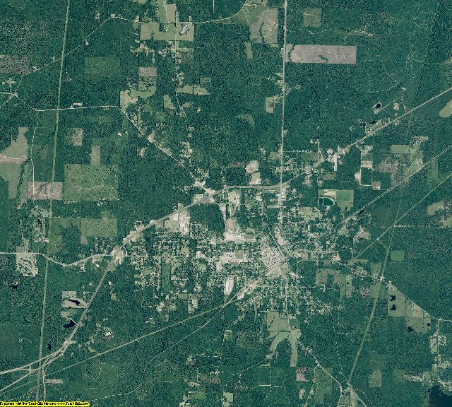 Dallas County, Arkansas aerial photography