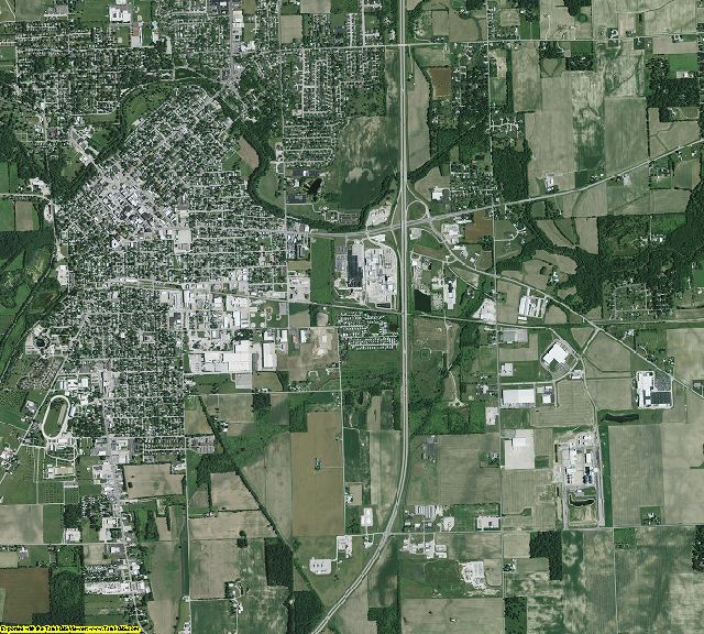 Darke County, Ohio aerial photography