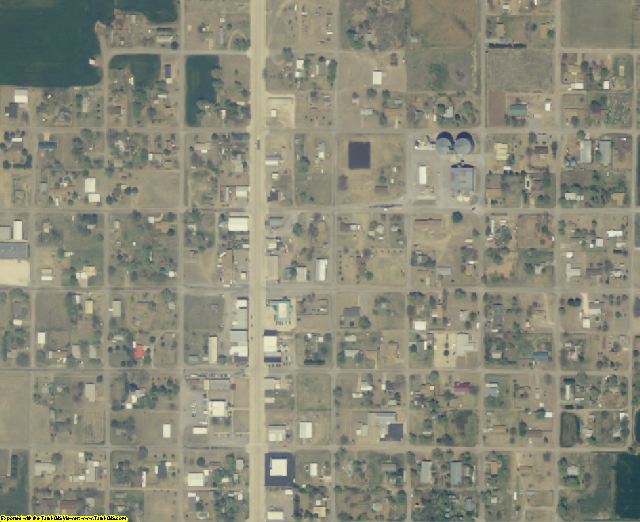 Dewey County, OK aerial photography detail