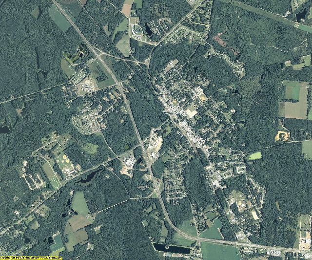 Effingham County, Georgia aerial photography