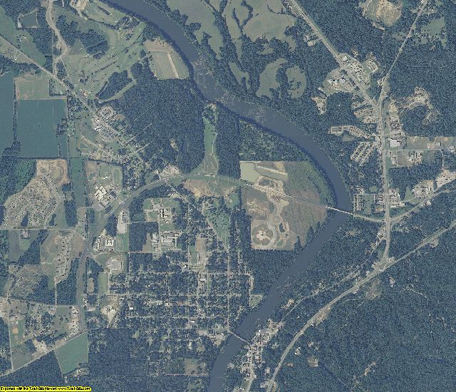 Elmore County, Alabama aerial photography
