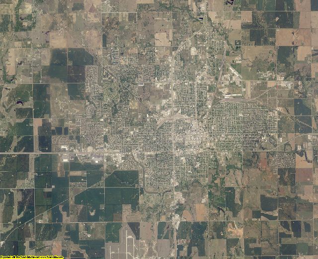 Garfield County, Oklahoma aerial photography