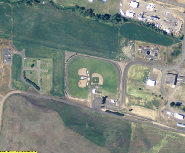 Garfield County, WA aerial photography detail