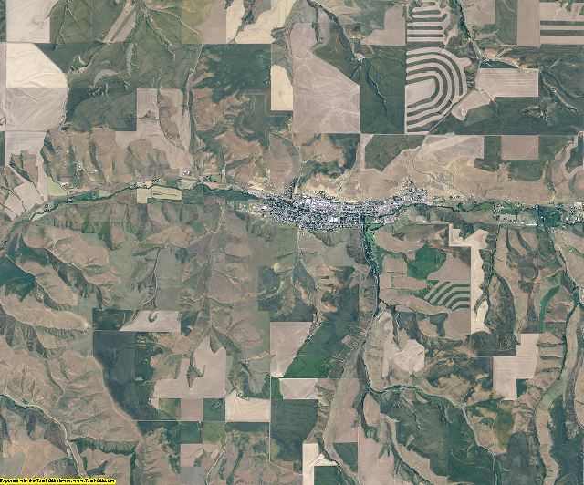 Garfield County, Washington aerial photography