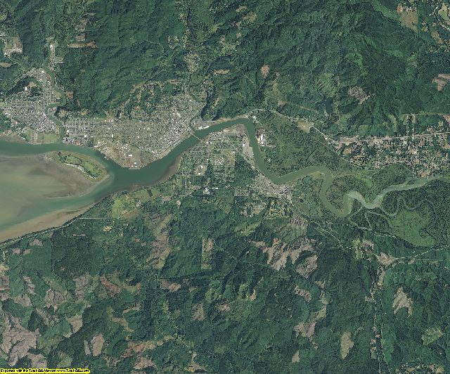 Grays Harbor County, Washington aerial photography