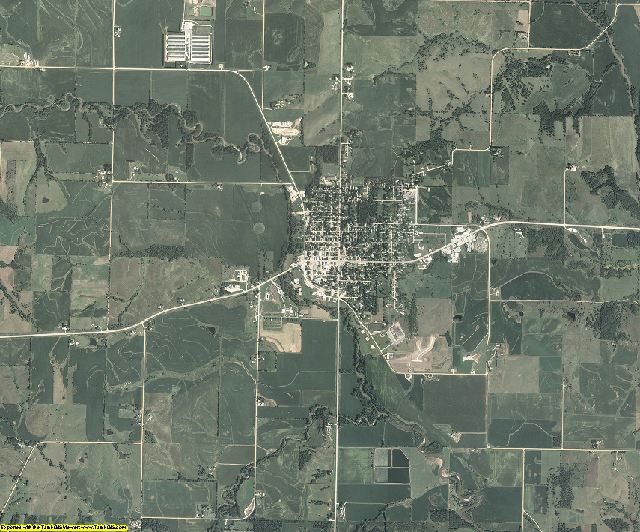 Guthrie County, Iowa aerial photography