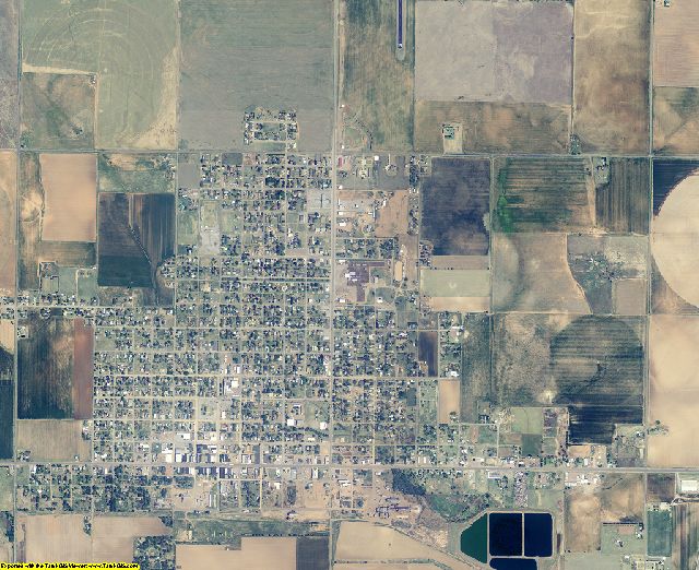 Harmon County, Oklahoma aerial photography