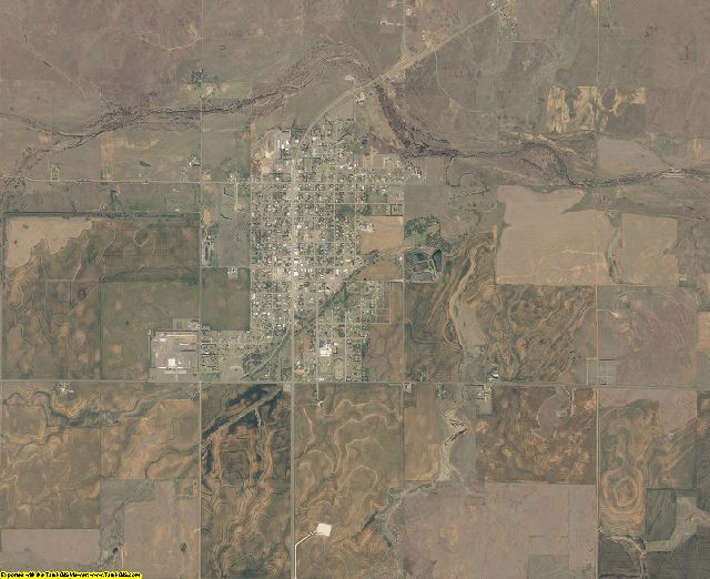 Harper County, Oklahoma aerial photography