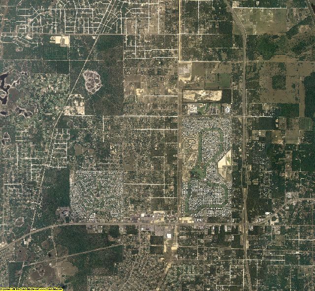 Hernando County, Florida aerial photography