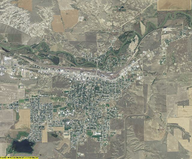 Hill County, Montana aerial photography