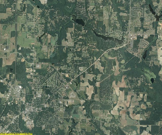 Houston County, Georgia aerial photography