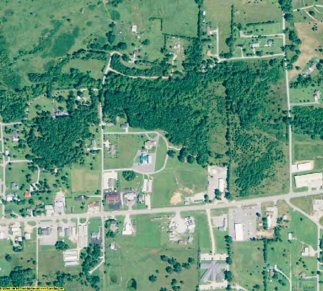 Izard County, AR aerial photography detail